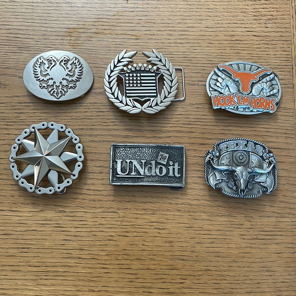 Belt buckles! 6 for $20